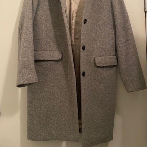 Closed Denim Brand - Grey Wool Coat - Picture 6 of 14
